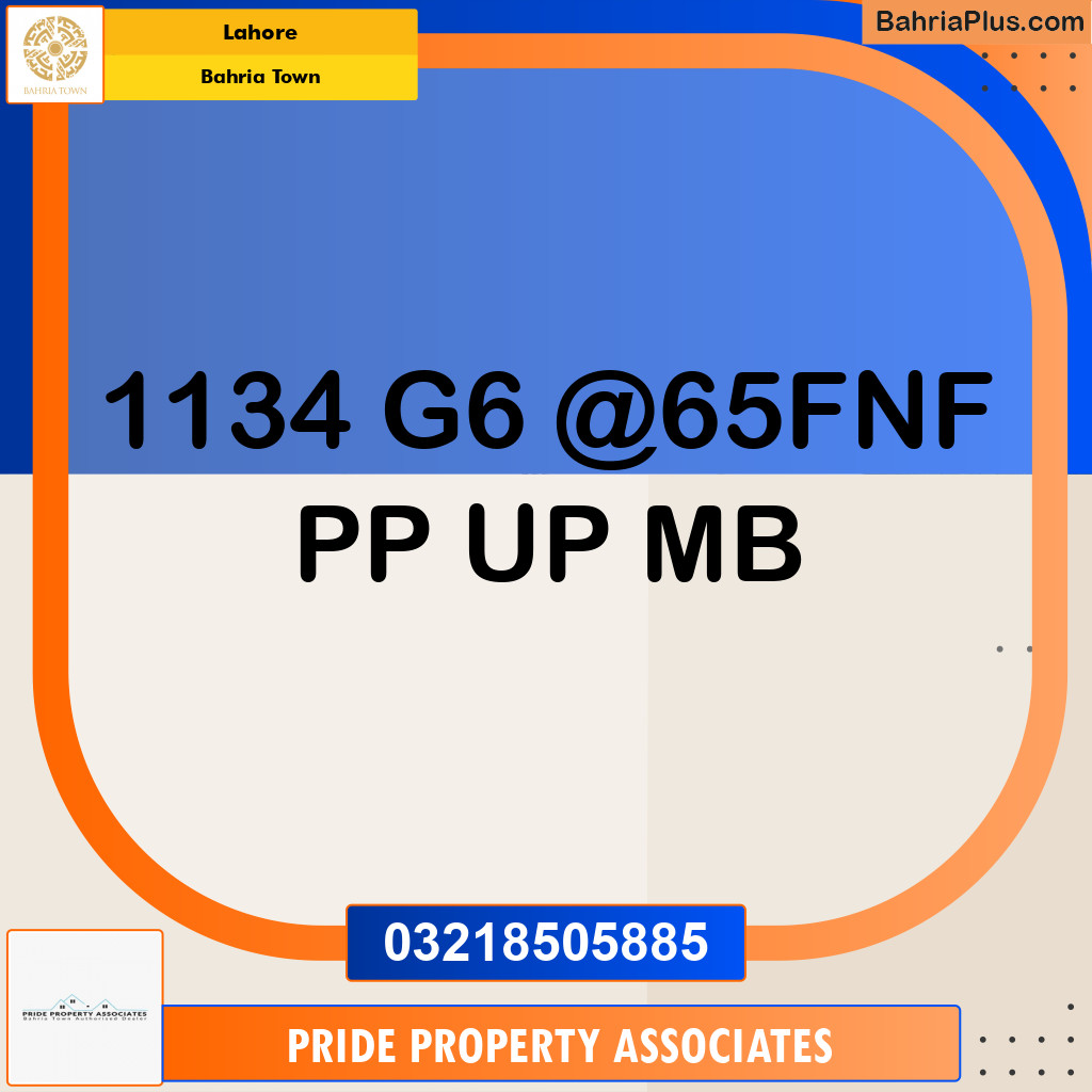 Residential Plot for Sale in Bahria Town, Lahore - (BP-247691)