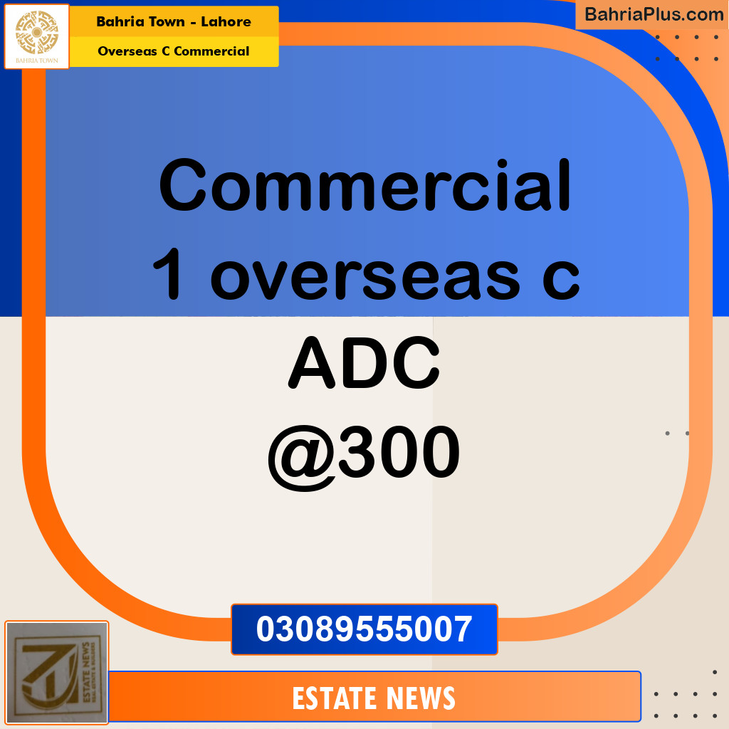 Commercial Plot for Sale in Overseas C Commercial -  Bahria Town, Lahore - (BP-248085)