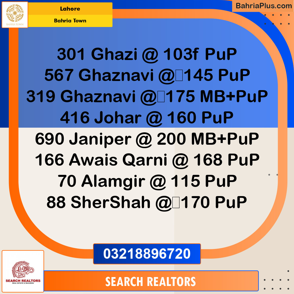 10 Marla Residential Plot for Sale in Bahria Town, Lahore - (BP-248357)