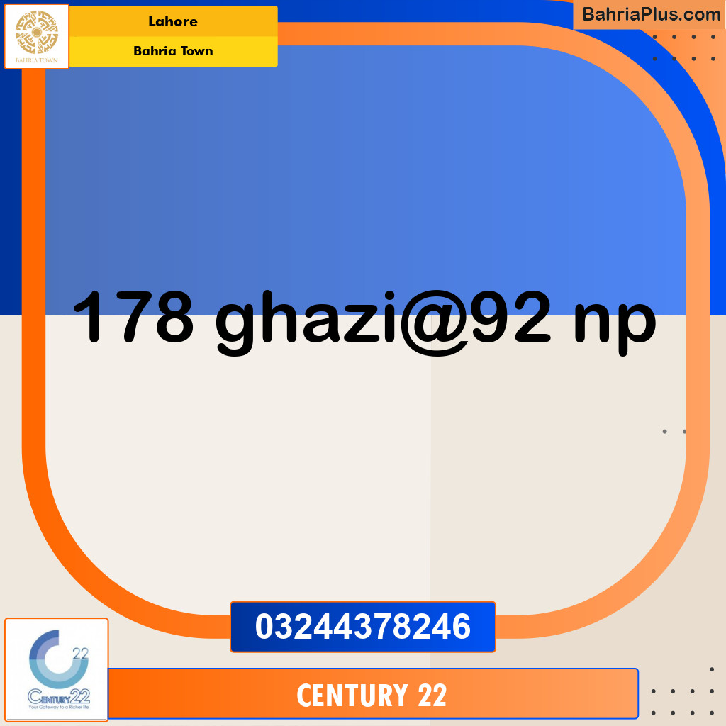 Residential Plot for Sale in Bahria Town, Lahore - (BP-248523)