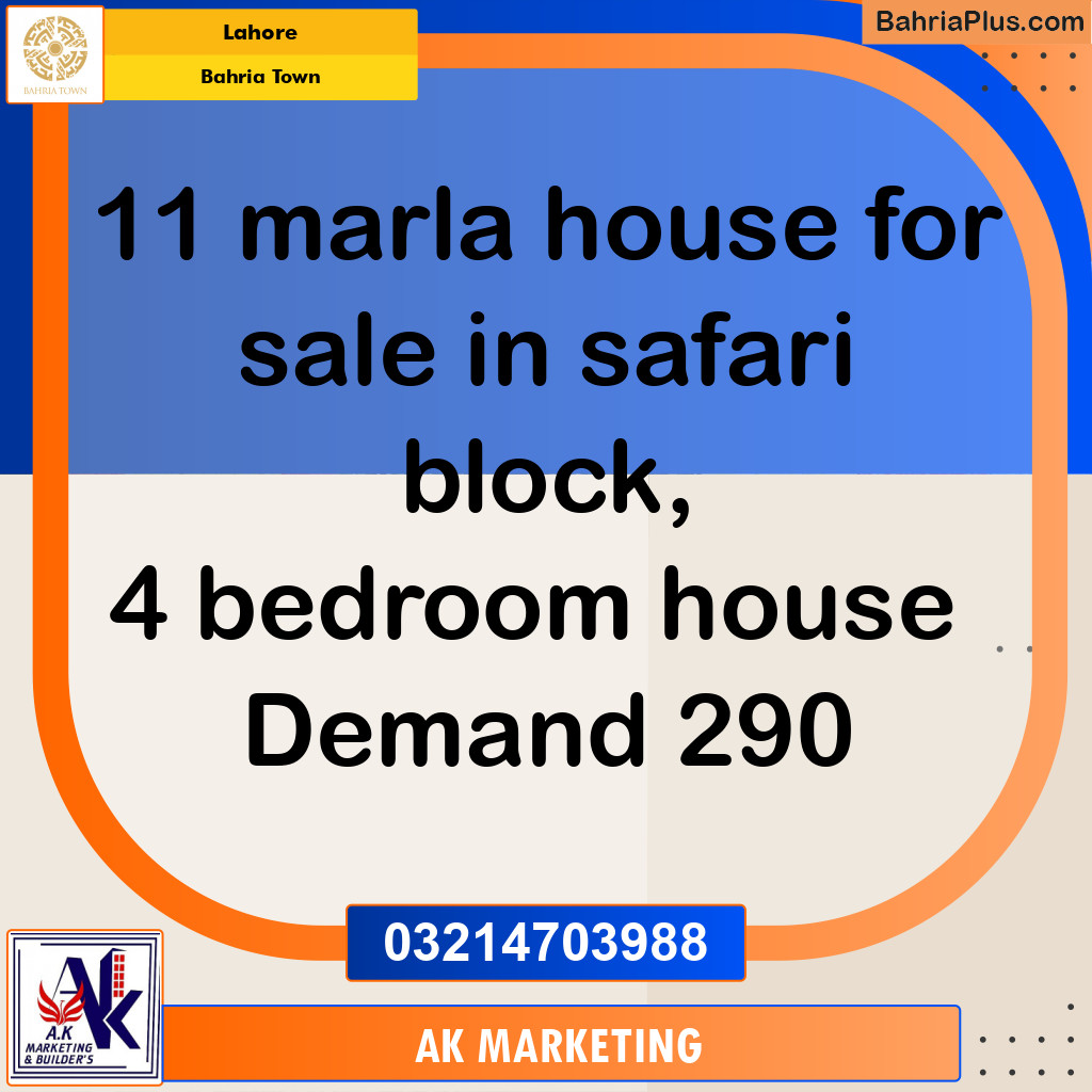 Residential House for Sale in Bahria Town, Lahore - (BP-248547)