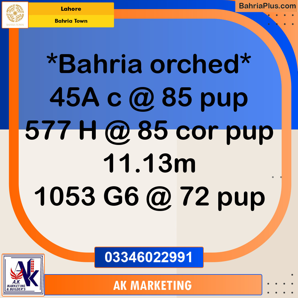 10 Marla Residential Plot for Sale in Bahria Town, Lahore - (BP-248930)