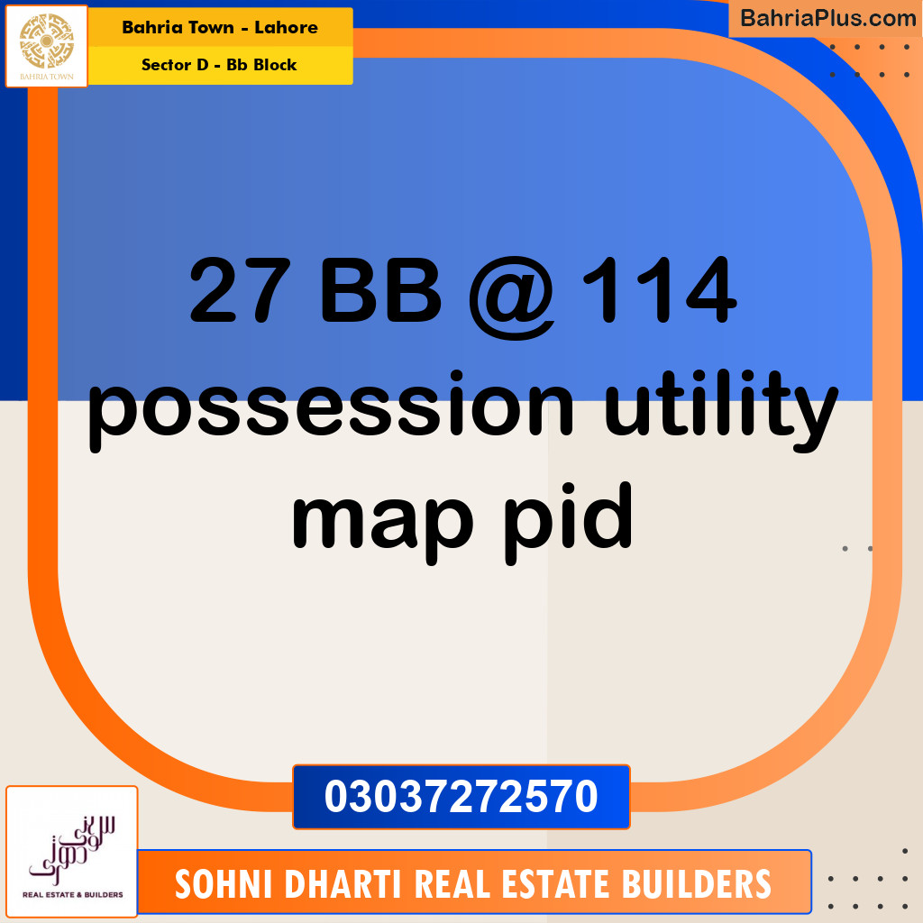 Residential Plot for Sale in Sector D - BB Block -  Bahria Town, Lahore - (BP-249694)