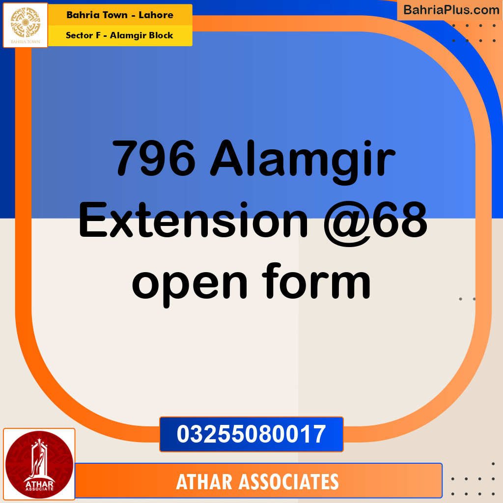 5 Marla Residential Plot for Sale in Sector F - Alamgir Block -  Bahria Town, Lahore - (BP-249989)