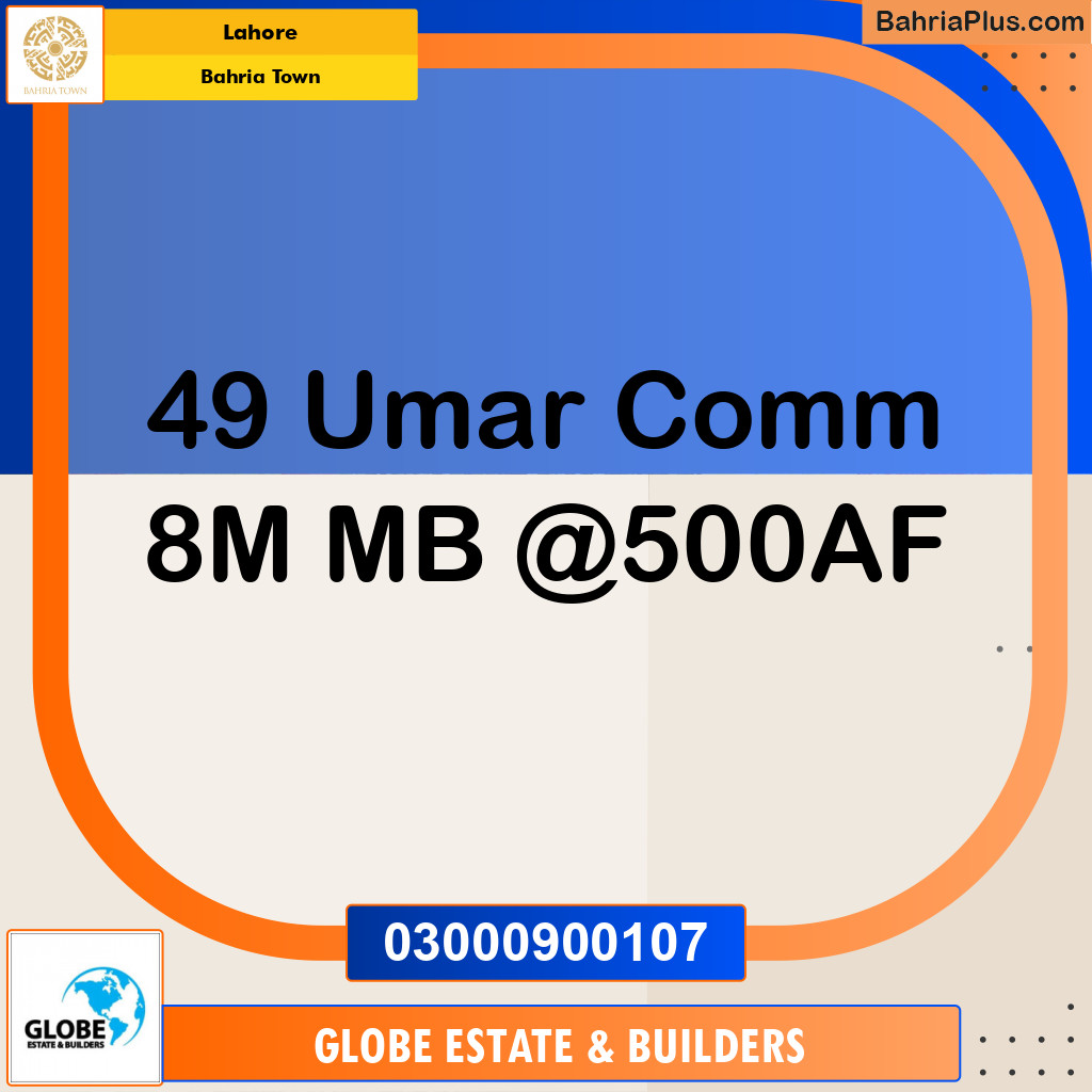 Residential Plot for Sale in Bahria Town, Lahore - (BP-250054)