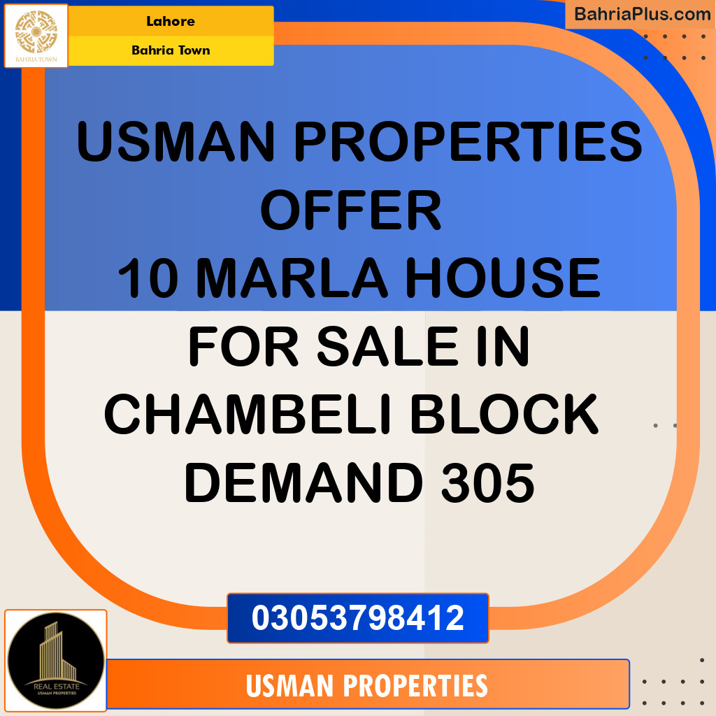 Residential Plot for Sale in Bahria Town, Lahore - (BP-250064)