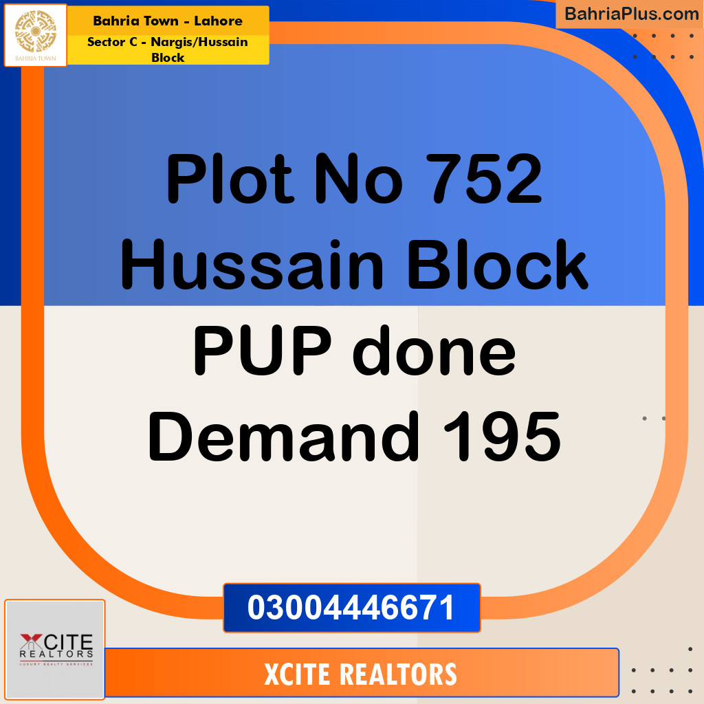 1 Kanal Residential Plot for Sale in Sector C - Nargis/Hussain Block -  Bahria Town, Lahore - (BP-250484)