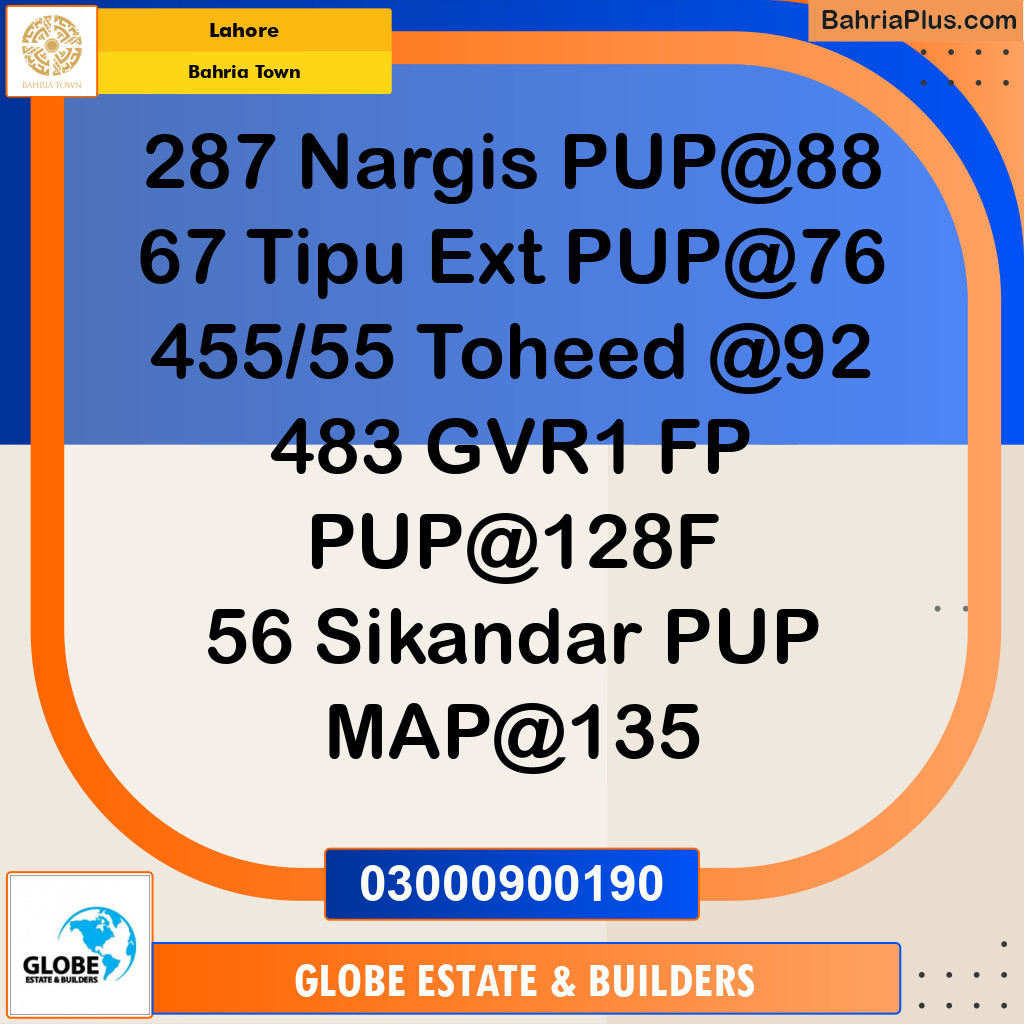 Residential Plot for Sale in Bahria Town, Lahore - (BP-250978)