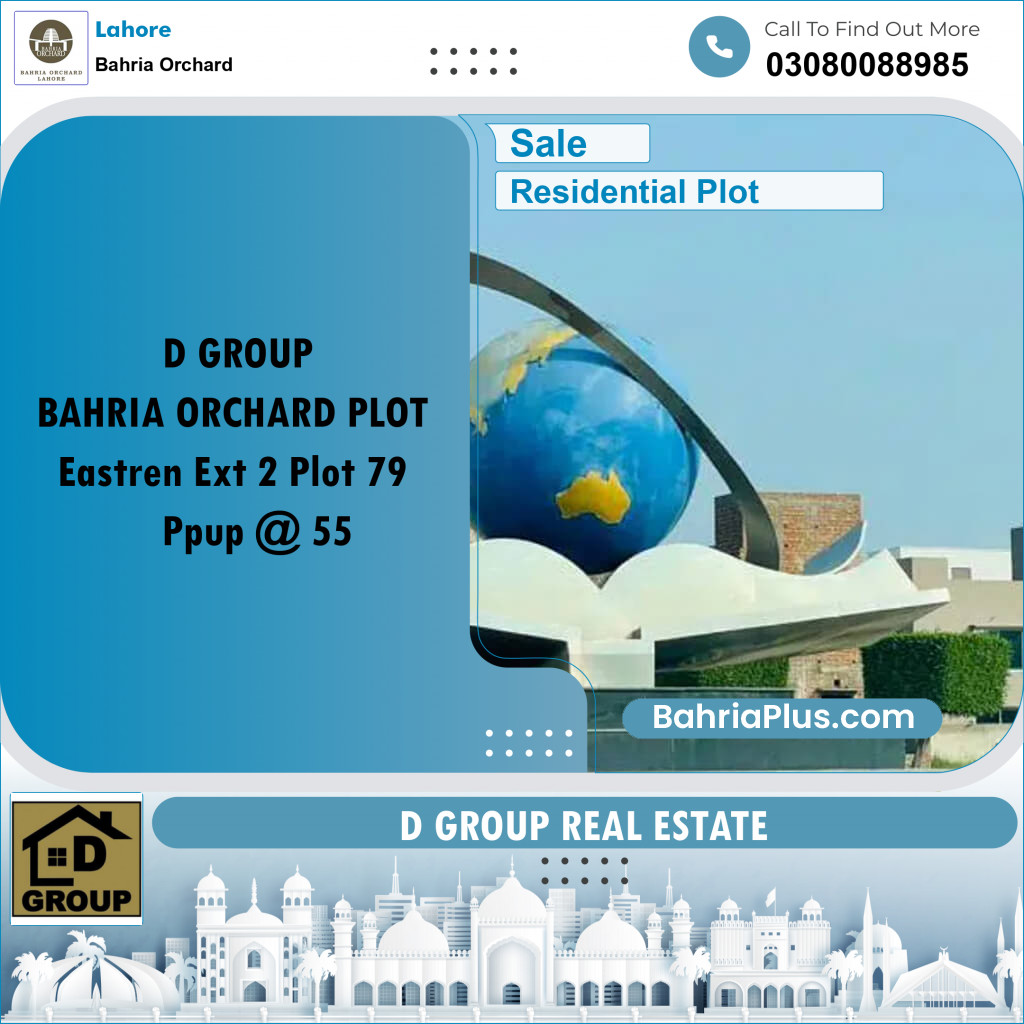 Residential Plot for Sale in Bahria Orchard, Lahore - (BP-251591)