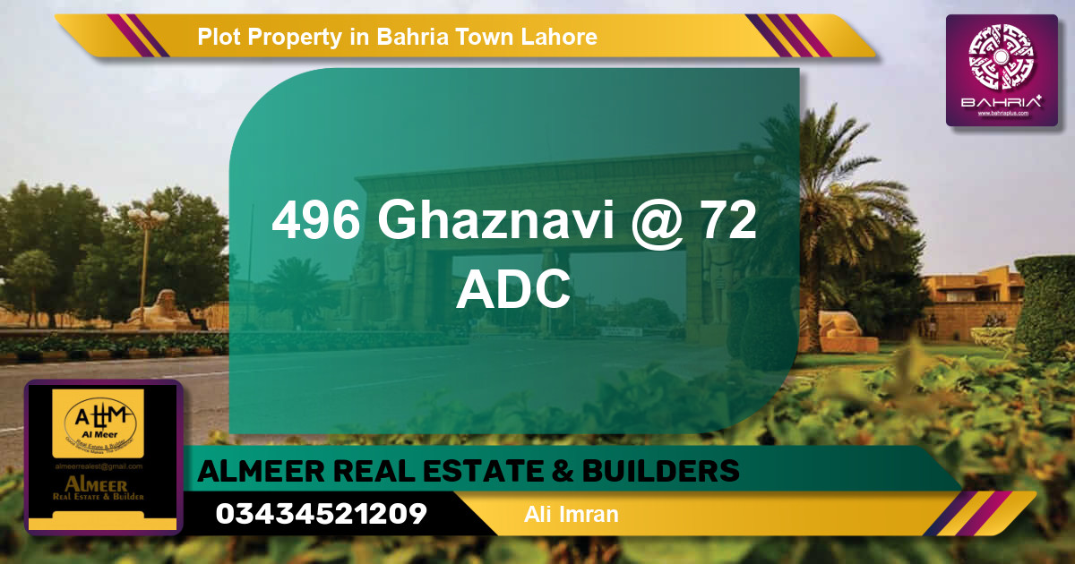 Residential Plot for Sale in Bahria Town, Lahore - (BP-25208)