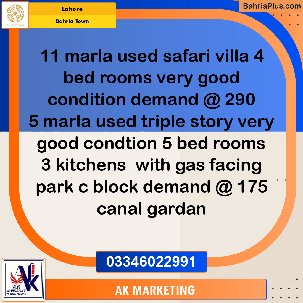 10 Marla Residential House for Sale in Bahria Town, Lahore - (BP-253167)