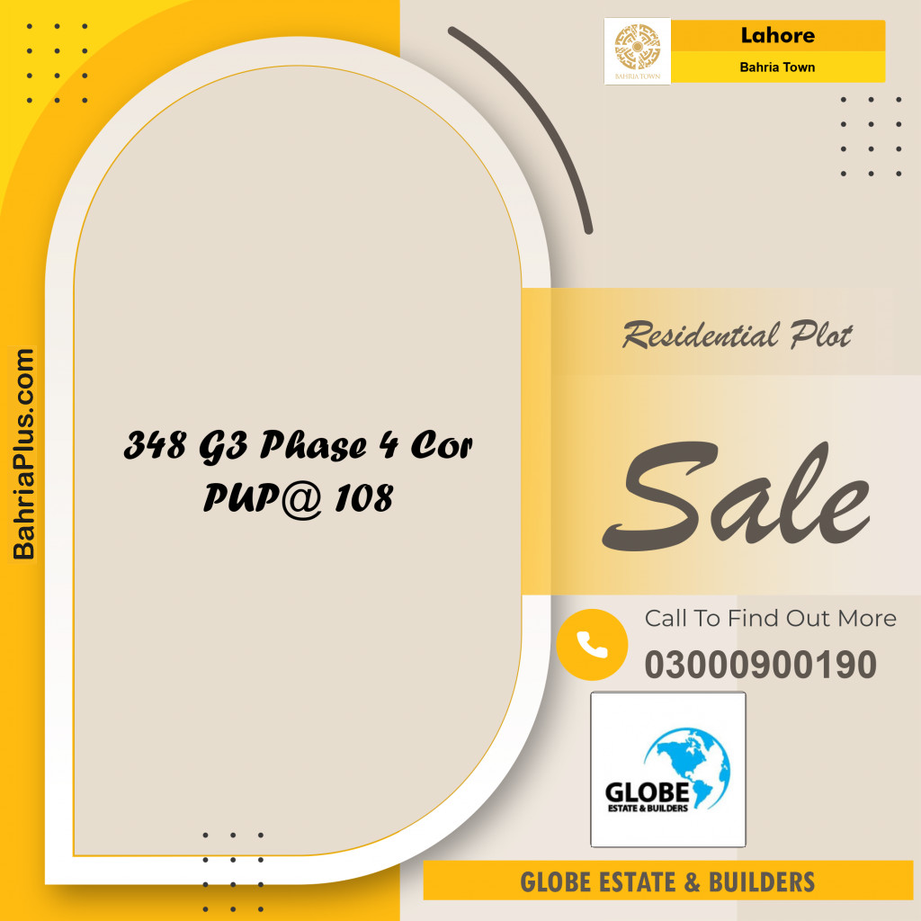 Residential Plot for Sale in Bahria Town, Lahore - (BP-253390)