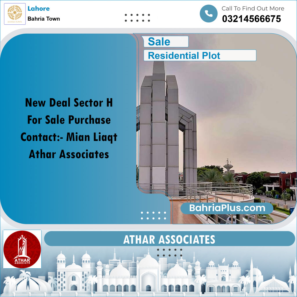 5 Marla Residential Plot for Sale in Bahria Town, Lahore - (BP-253844)