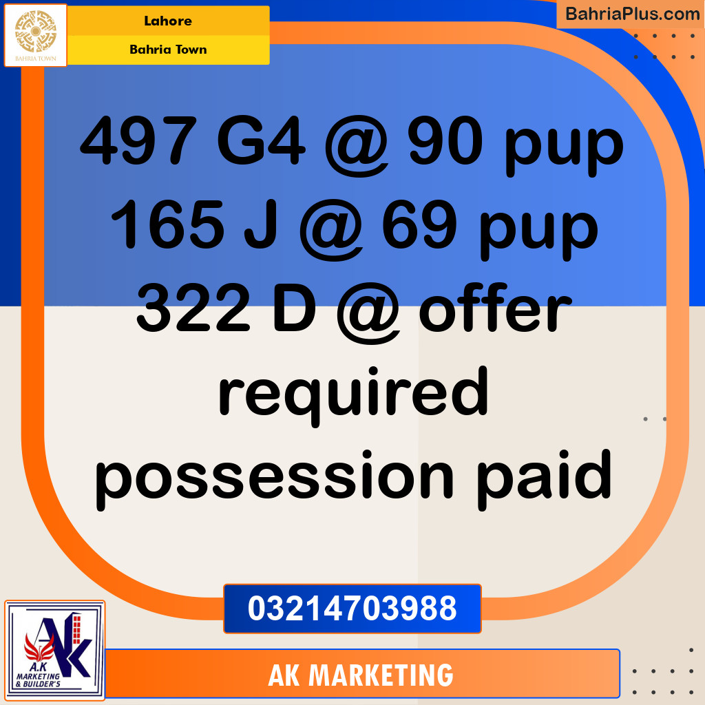 Residential House for Sale in Bahria Town, Lahore - (BP-254014)