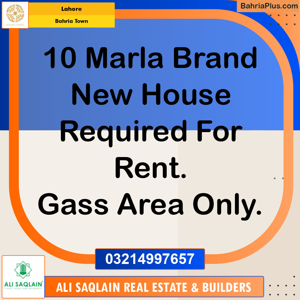 Residential House for Rent in Bahria Town, Lahore - (BP-254031)