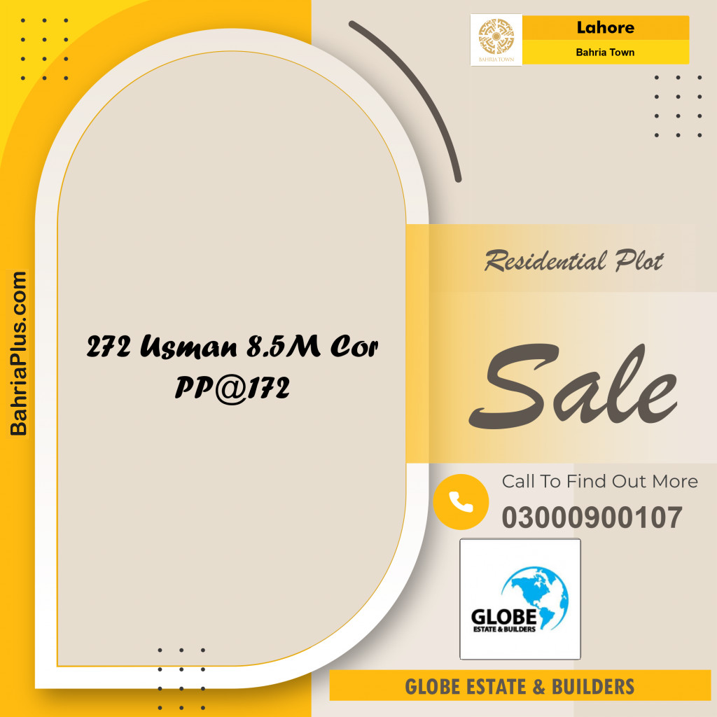 Residential Plot for Sale in Bahria Town, Lahore - (BP-254375)
