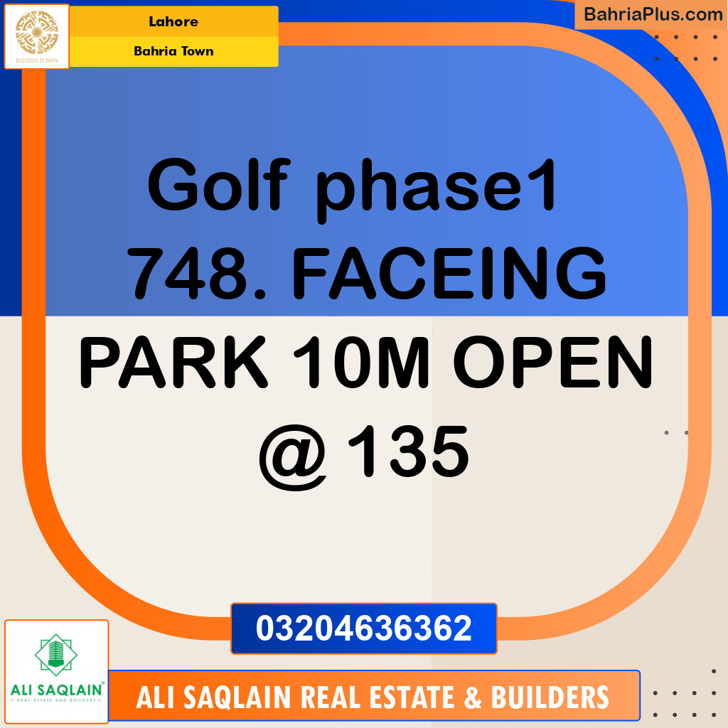 10 Marla Residential Plot for Sale in Bahria Town, Lahore - (BP-254450)