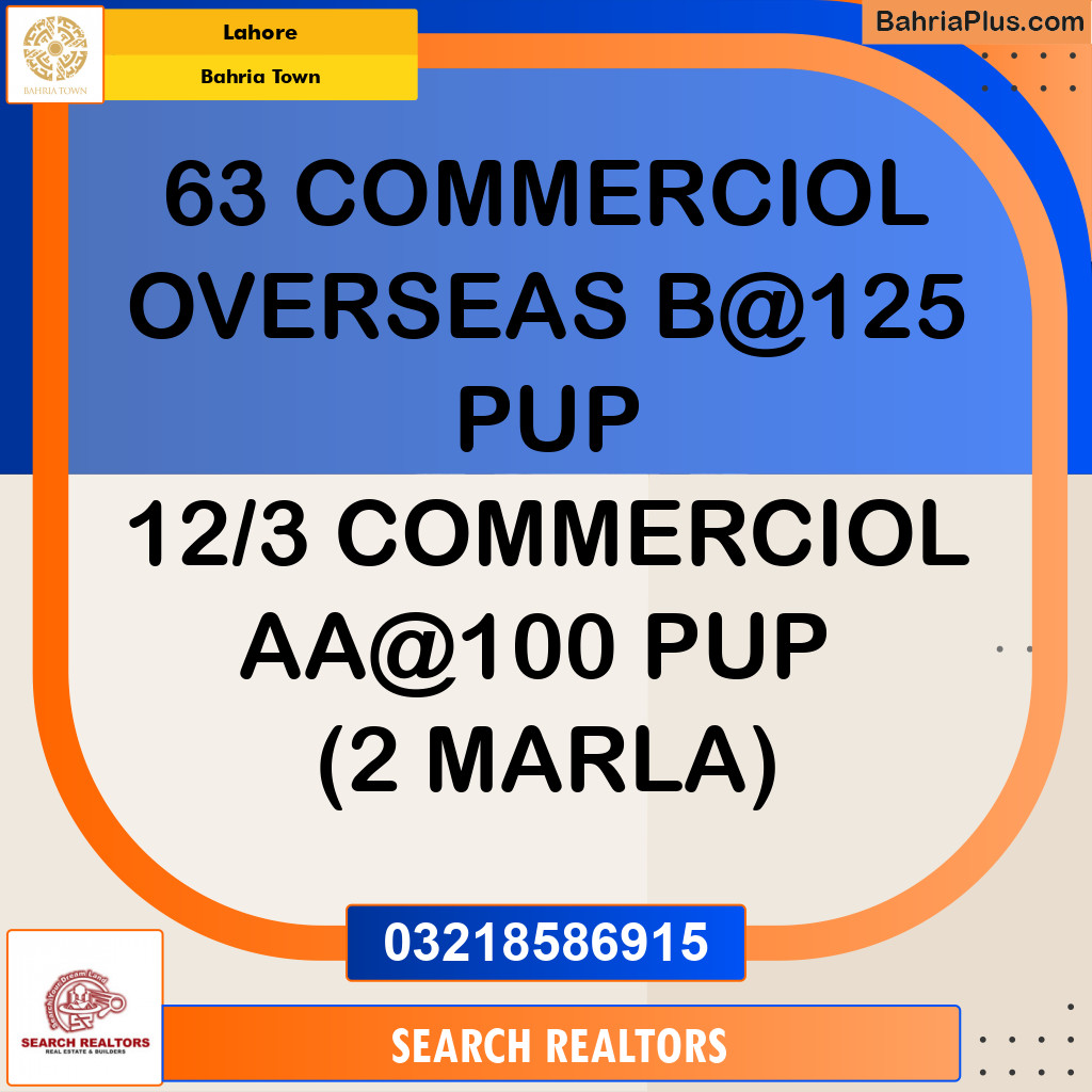 Residential Plot for Sale in Bahria Town, Lahore - (BP-254545)