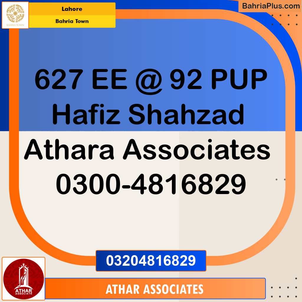 Residential Plot for Sale in Bahria Town, Lahore - (BP-254864)