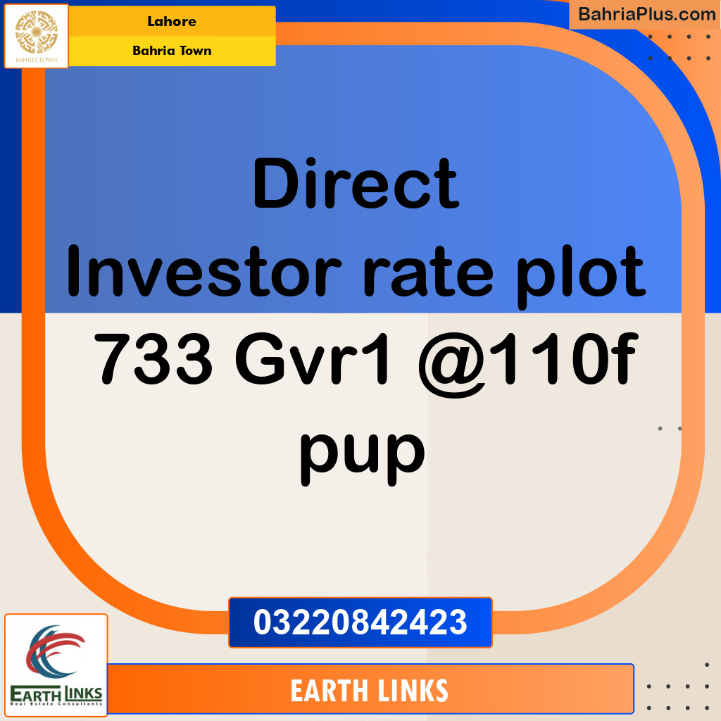 Residential Plot for Sale in Bahria Town, Lahore - (BP-254955)