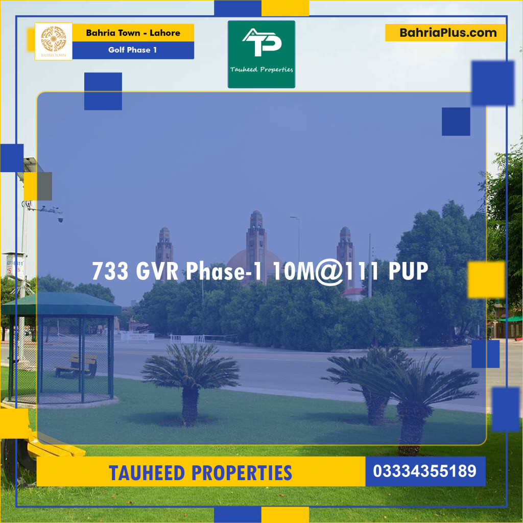 10 Marla Residential Plot for Sale in Golf Phase 1 -  Bahria Town, Lahore - (BP-254957)