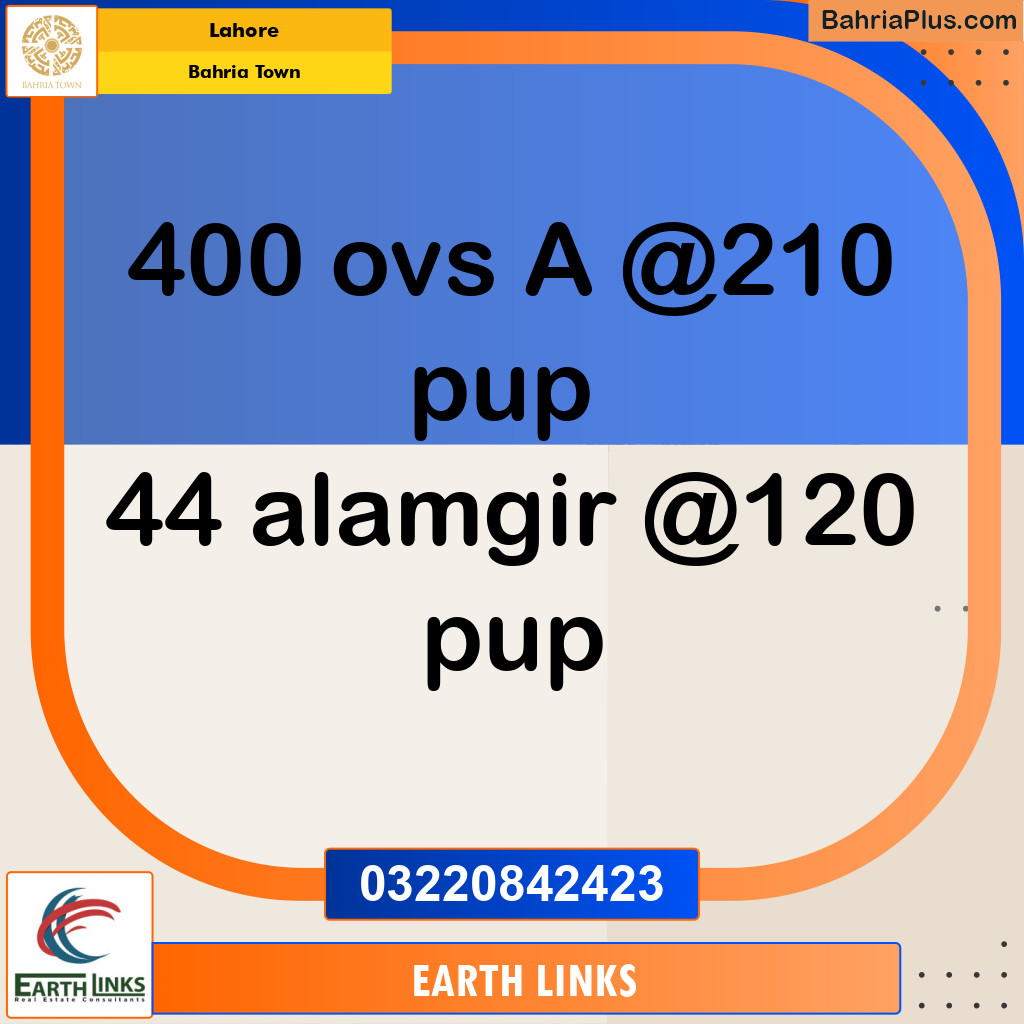 Residential Plot for Sale in Bahria Town, Lahore - (BP-254962)