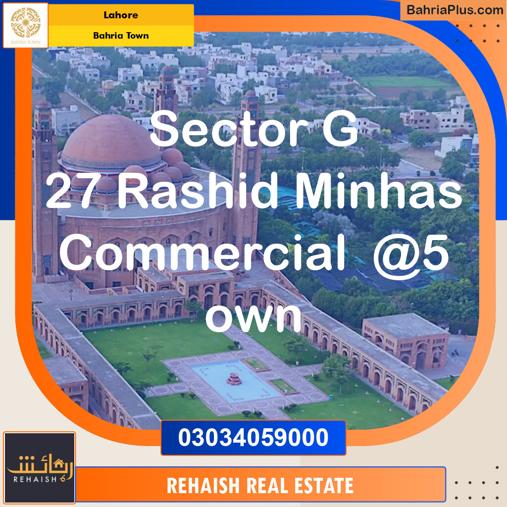 Residential Plot for Sale in Bahria Town, Lahore - (BP-255208)