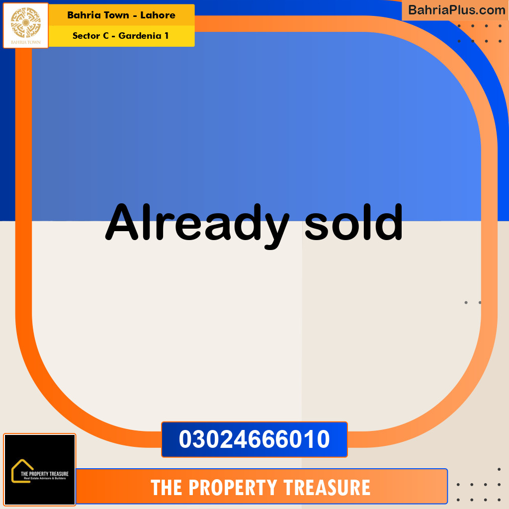 5 Marla Residential House for Sale in Sector C - Gardenia 1 -  Bahria Town, Lahore - (BP-255320)