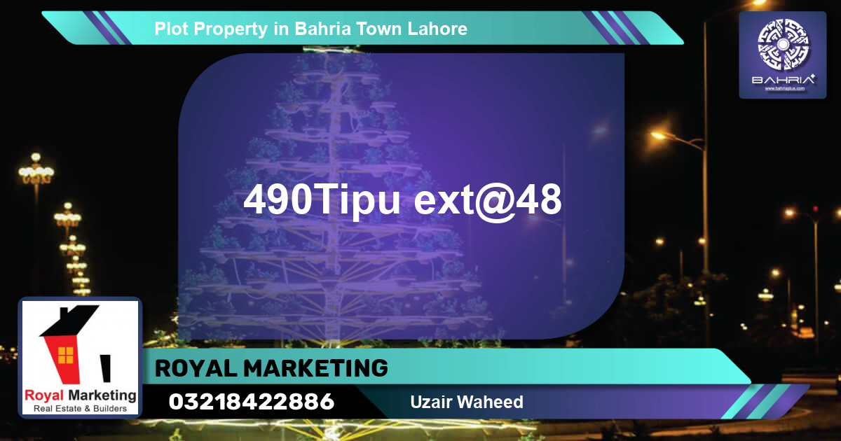 Residential Plot for Sale in Bahria Town, Lahore - (BP-25552)