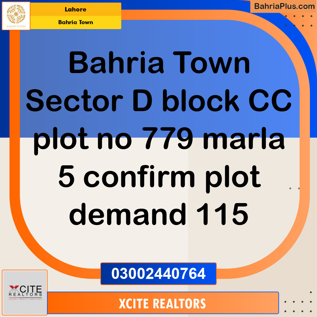 5 Marla Residential Plot for Sale in Bahria Town, Lahore - (BP-255603)