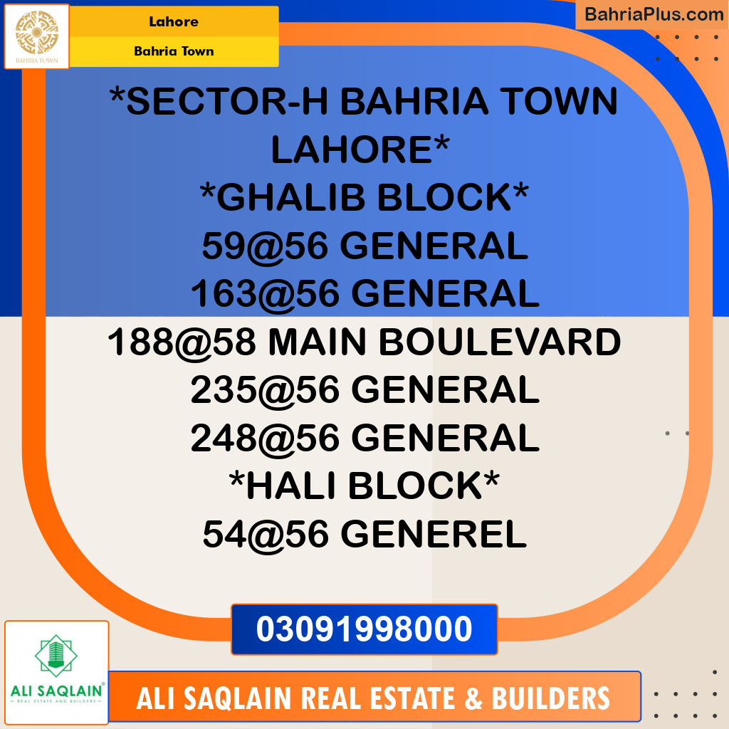 5 Marla Residential Plot for Sale in Bahria Town, Lahore - (BP-255615)