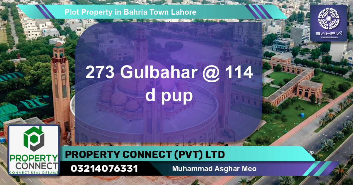 Residential Plot for Sale in Bahria Town, Lahore - (BP-25562)