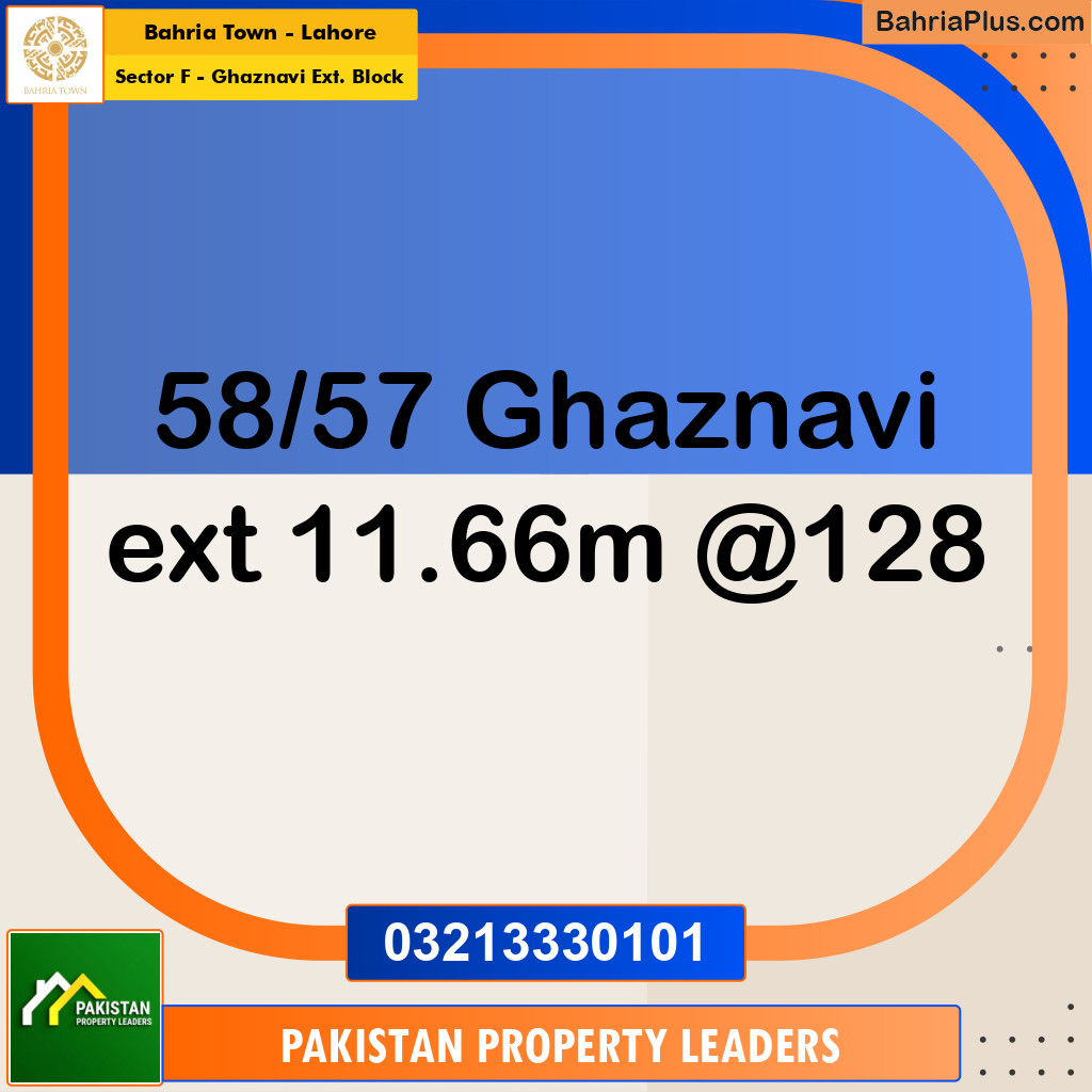 12 Marla Residential Plot for Sale in Sector F - Ghaznavi Ext. Block -  Bahria Town, Lahore - (BP-255669)