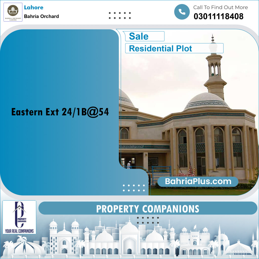 Residential Plot for Sale in Bahria Orchard, Lahore - (BP-255727)