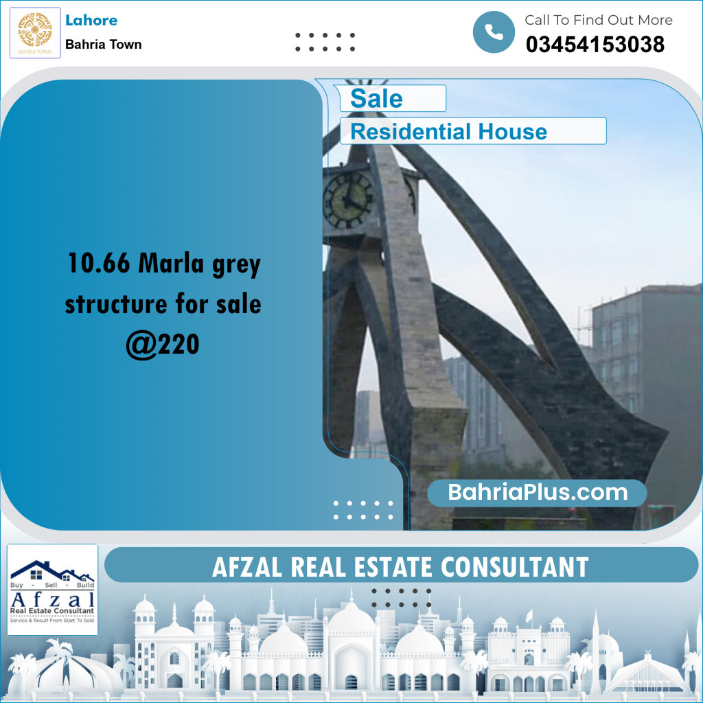 Residential House for Sale in Bahria Town, Lahore - (BP-256248)
