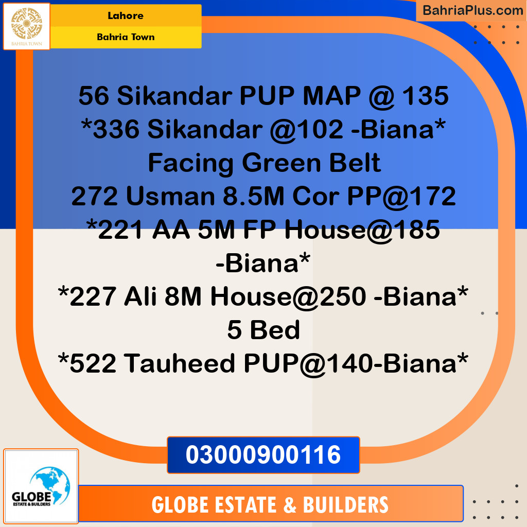 Residential Plot for Sale in Bahria Town, Lahore - (BP-256265)