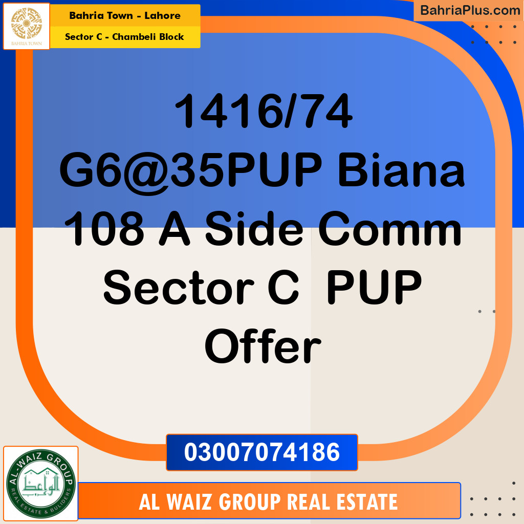 5 Marla Residential Plot for Sale in Sector C - Chambeli Block -  Bahria Town, Lahore - (BP-256584)
