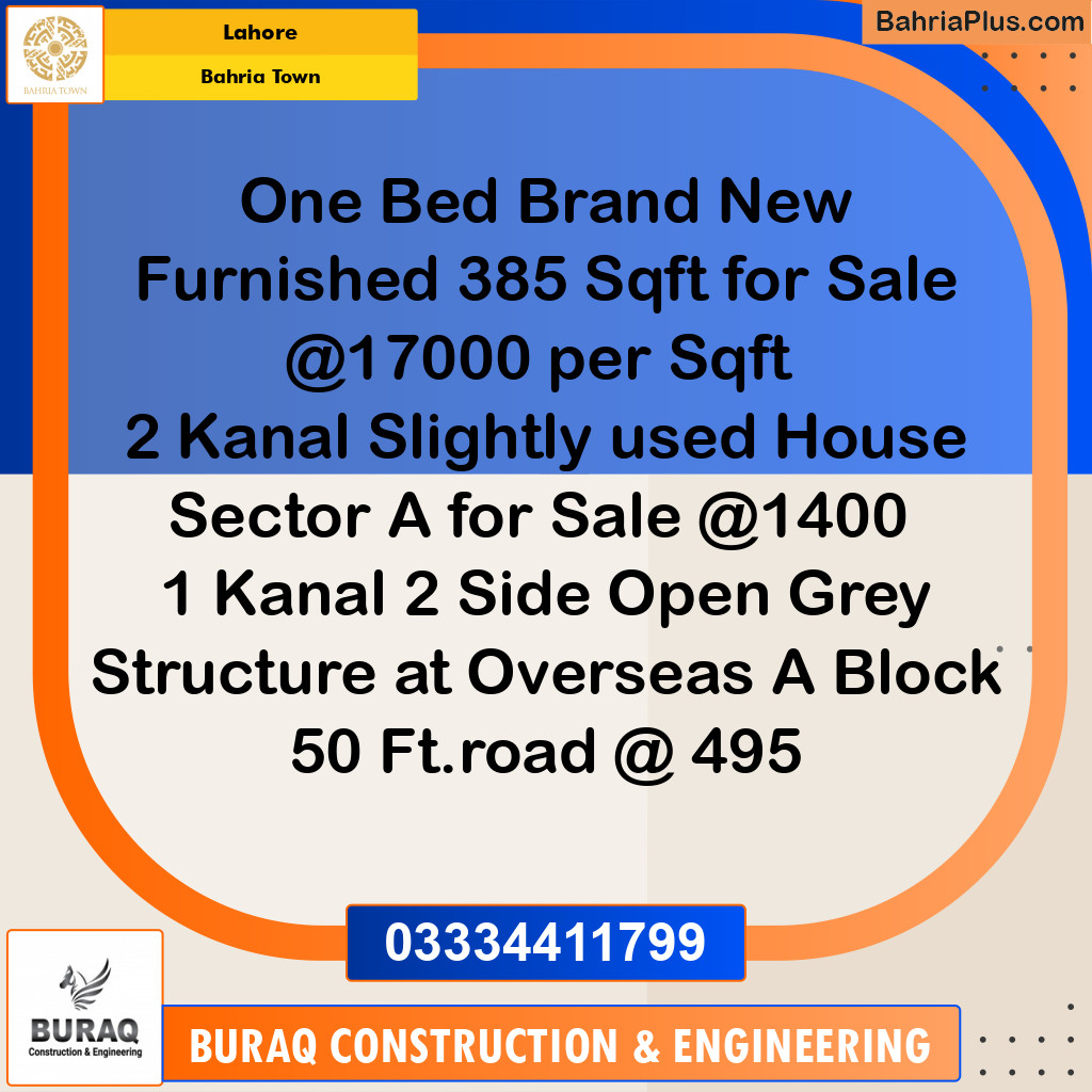 Residential Plot for Sale in Bahria Town, Lahore - (BP-257154)