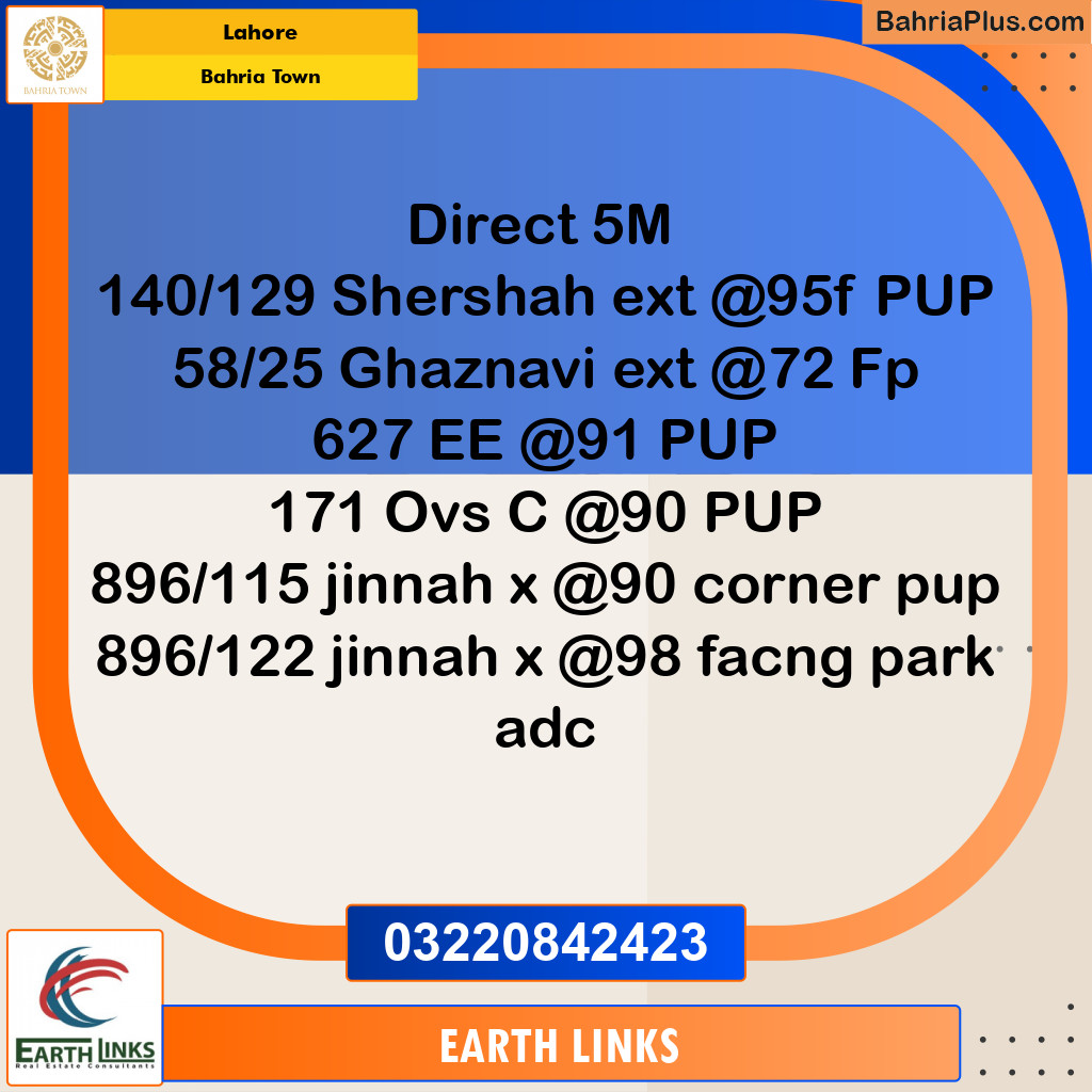 Residential Plot for Sale in Bahria Town, Lahore - (BP-257327)