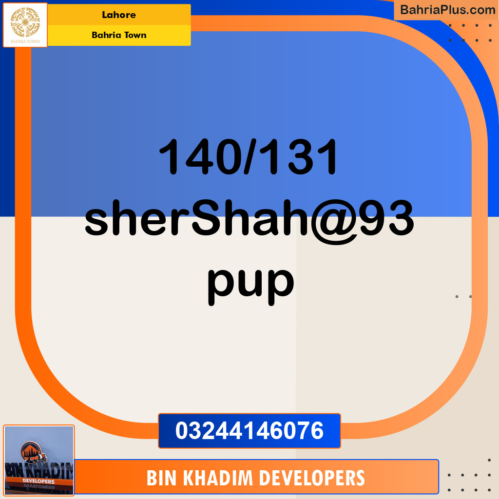 Residential Plot for Sale in Bahria Town, Lahore - (BP-257345)