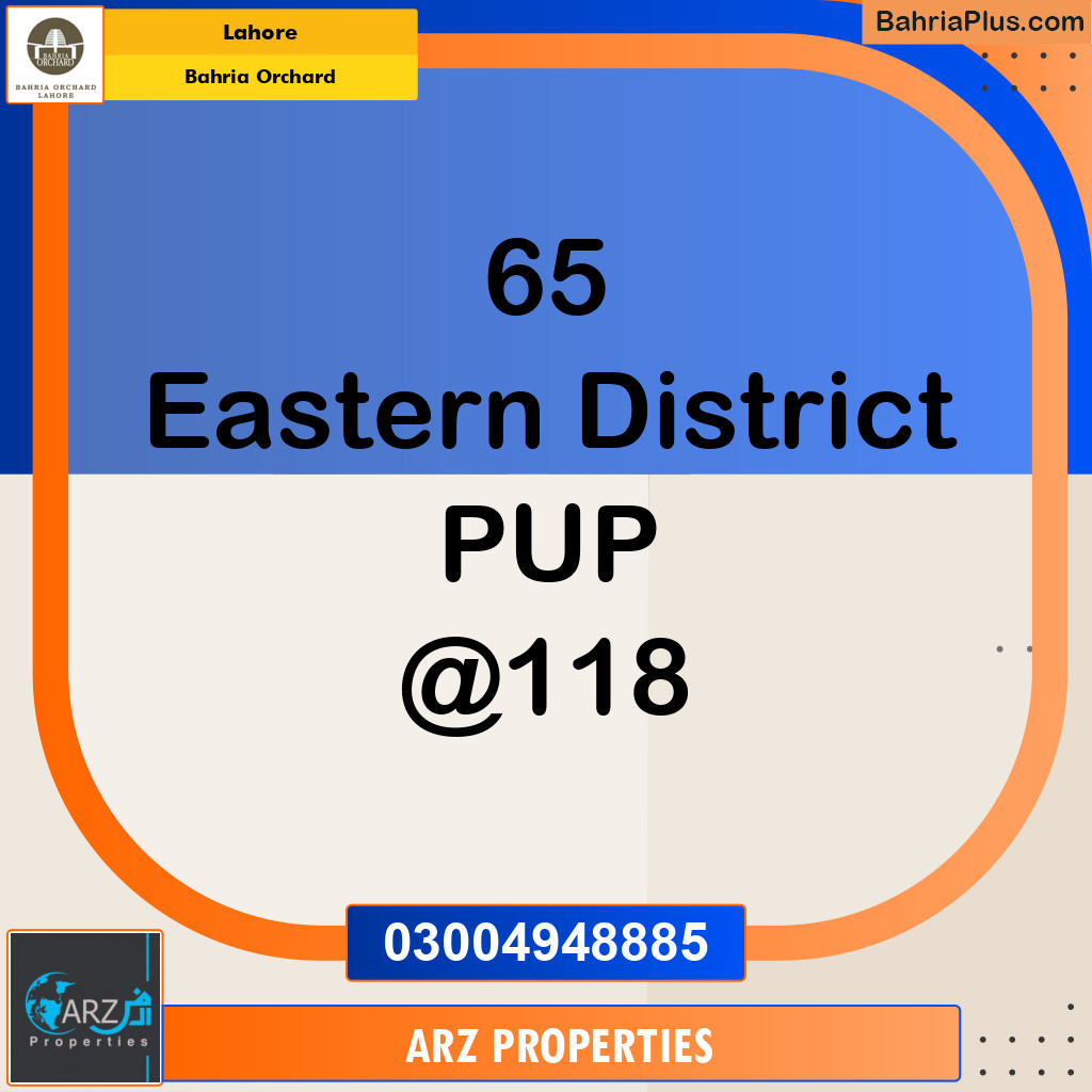 10 Marla Residential Plot for Sale in Bahria Orchard, Lahore - (BP-257472)