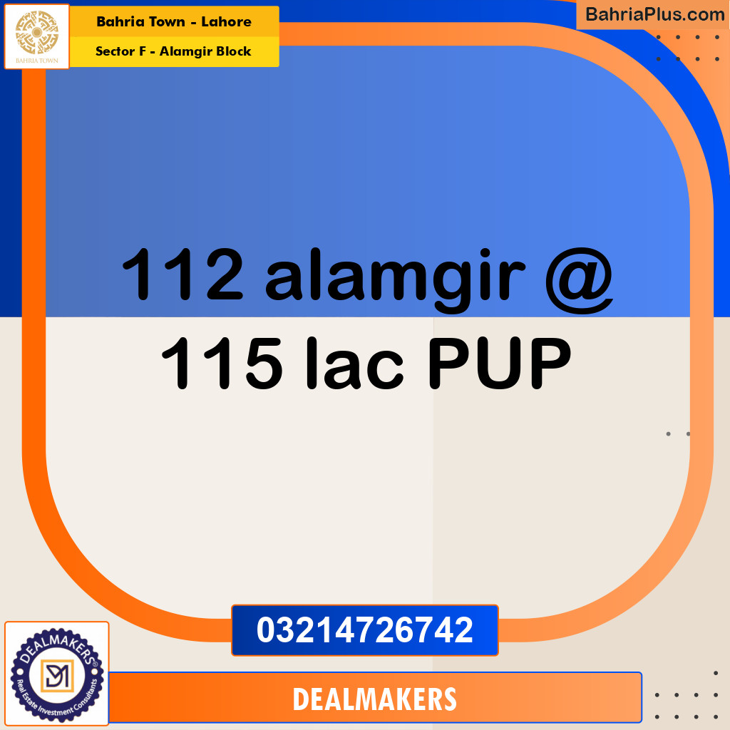 10 Marla Residential Plot for Sale in Sector F - Alamgir Block -  Bahria Town, Lahore - (BP-257535)
