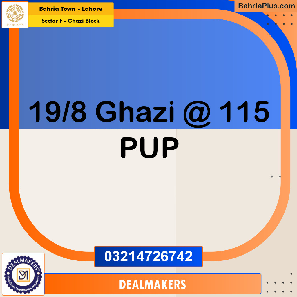 10 Marla Residential Plot for Sale in Sector F - Ghazi Block -  Bahria Town, Lahore - (BP-257589)