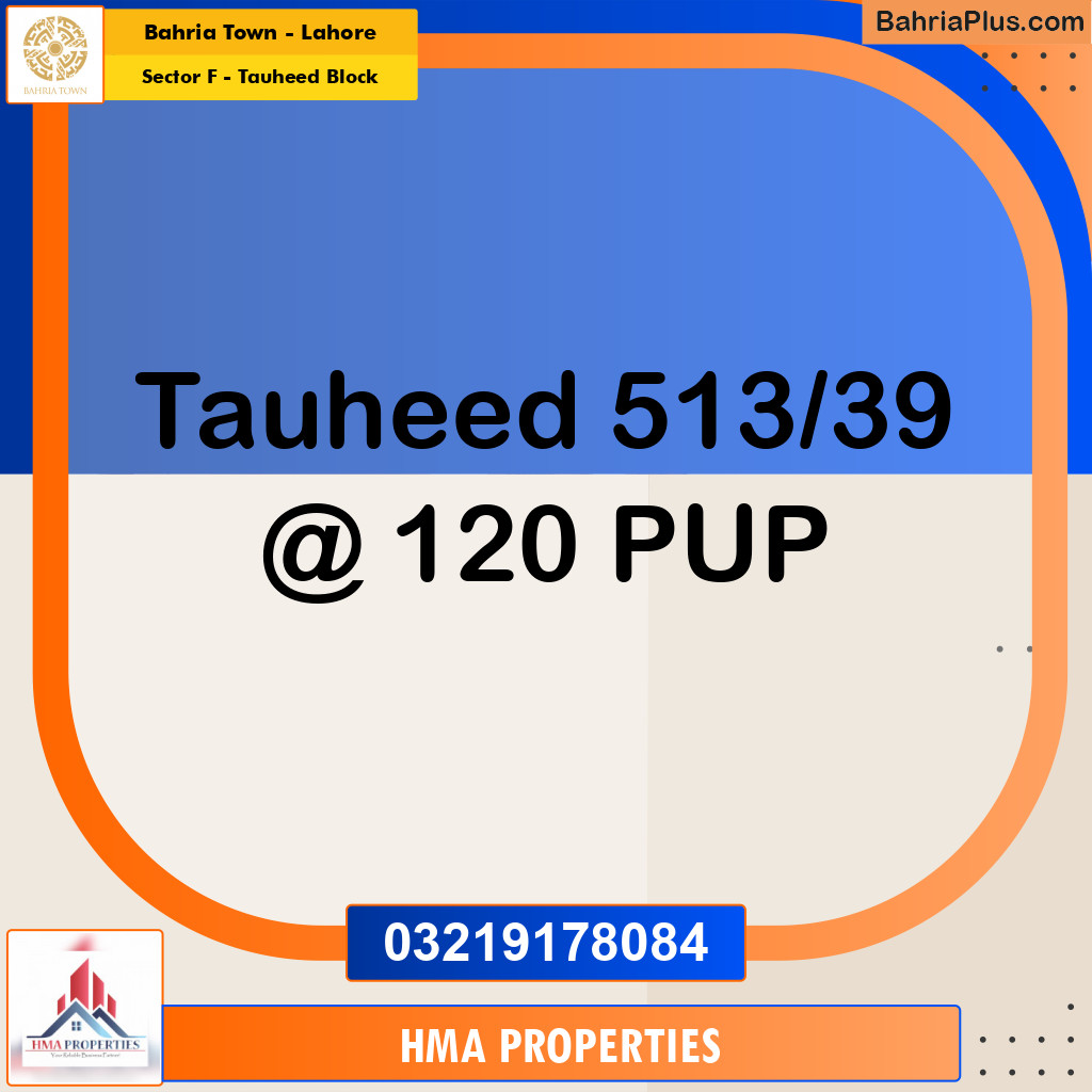 10 Marla Residential Plot for Sale in Sector F - Tauheed Block -  Bahria Town, Lahore - (BP-257631)