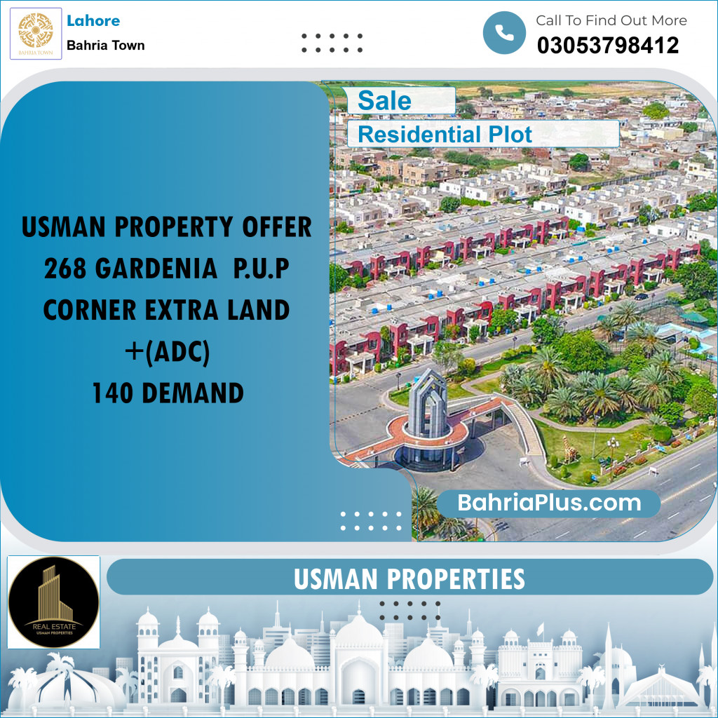 Residential Plot for Sale in Bahria Town, Lahore - (BP-257955)