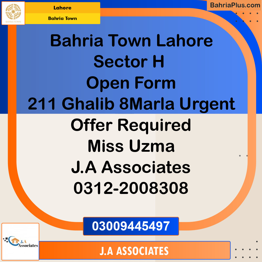 8 Marla Residential Plot for Sale in Bahria Town, Lahore - (BP-258001)
