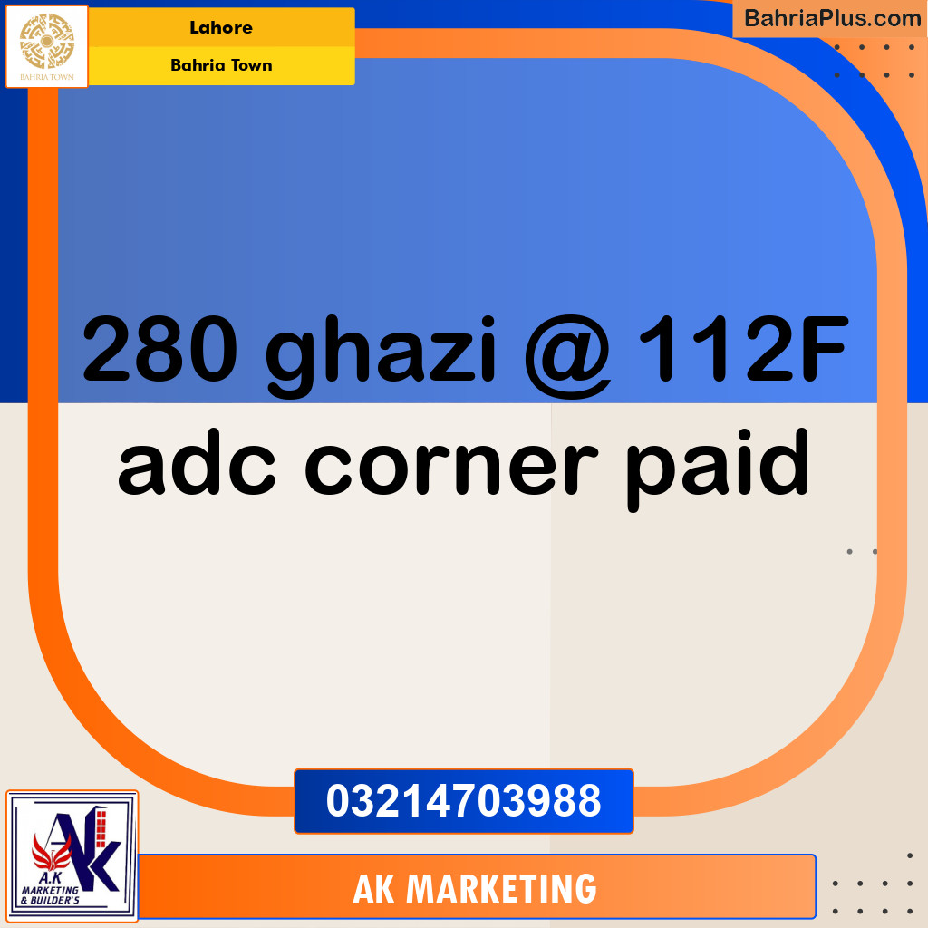 Residential Plot for Sale in Bahria Town, Lahore - (BP-258132)