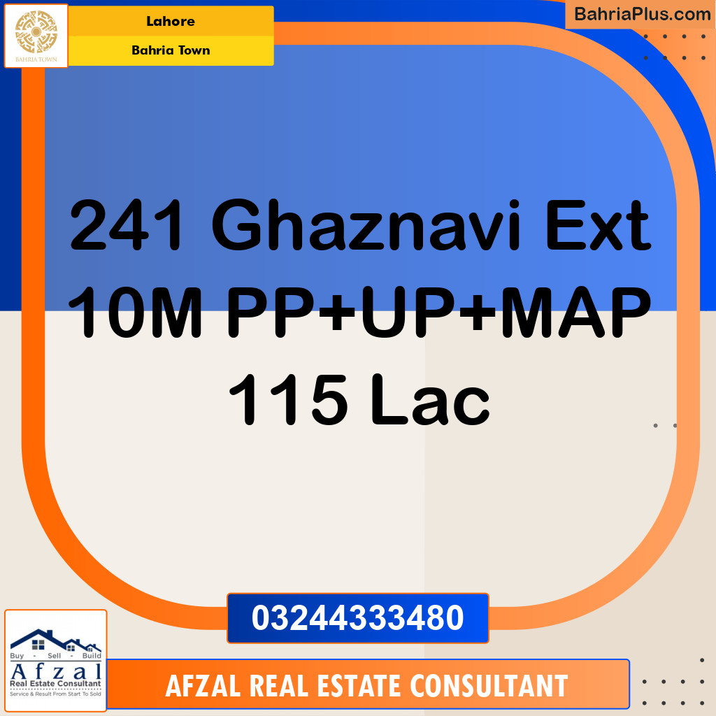 Residential Plot for Sale in Bahria Town, Lahore - (BP-258139)