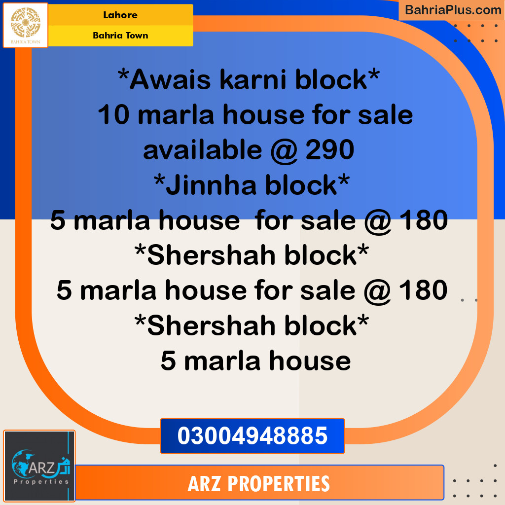 Residential Plot for Sale in Bahria Town, Lahore - (BP-258751)