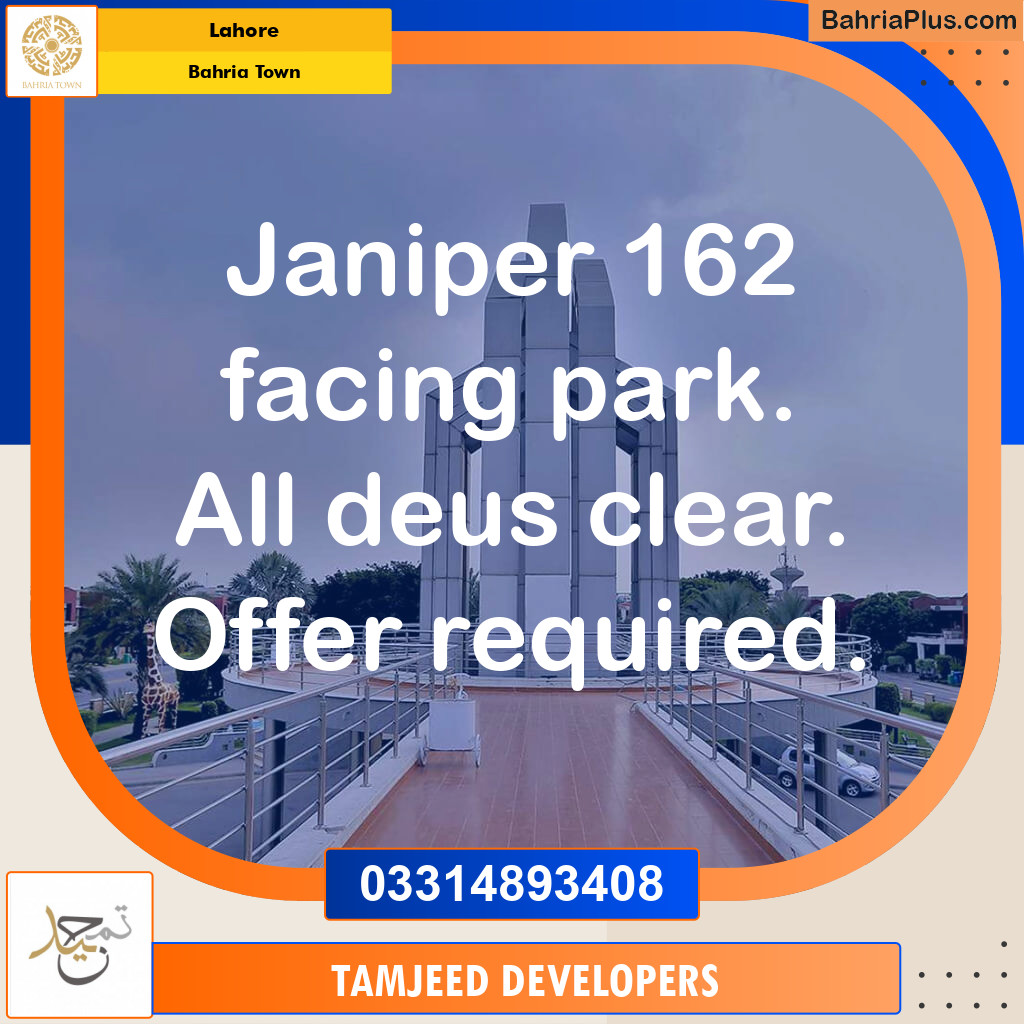 Residential Plot for Sale in Bahria Town, Lahore - (BP-259125)